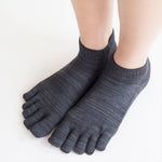 《New product》3D Toe Socks Short Length 100% Yasan Wild Silk (For one layer wearing)