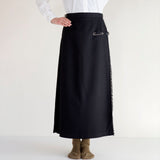 Authentic British Kilt Skirt  Black