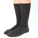 Loose Fitting Wool Ribbed Socks