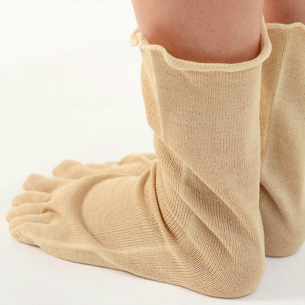 HIETORI (Detox) Series   Yasan Wild Silk Thick Toe Socks