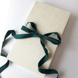 Japanese paper gift box    White Plain with Pattern